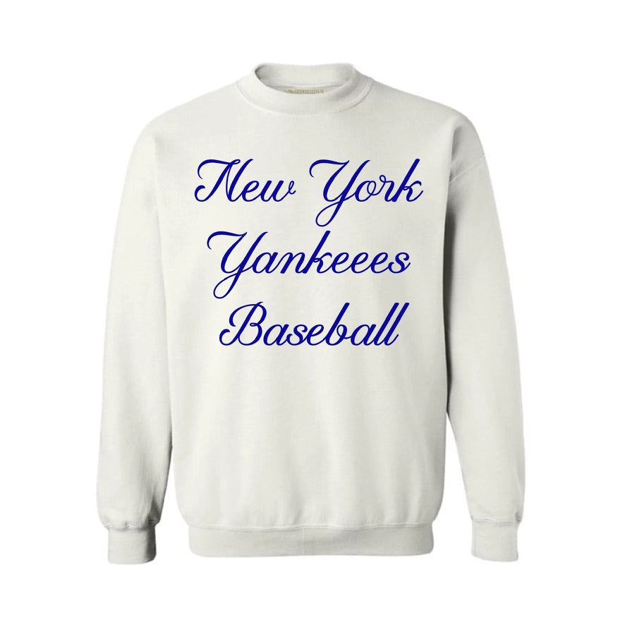 classic NYY crewneck